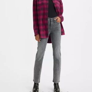 LEVI’S 314 Shaping Straight Grey Jeans 28